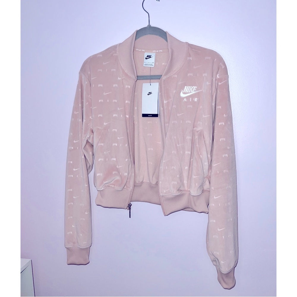 Nike Air Womens Velour Pink Jacket